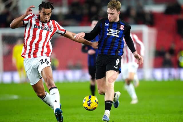 Ashley Phillips came up against Middlesbrough in the colours of Stoke City last season.