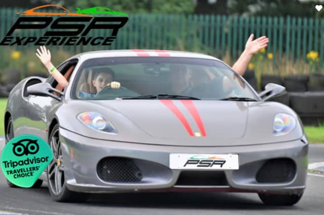 Young drivers can get behind the wheel of sports cars at the PSR Experience at Elvington Airfield near York.