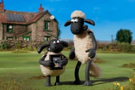 Timmy and Shaun from animation Shaun The Sheep
