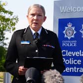 Cleveland Police Chief Constable Victoria Fuller speaking to the media at the force's Headquarters in Middlesbrough. Credit: Owen Humphreys/PA Wire