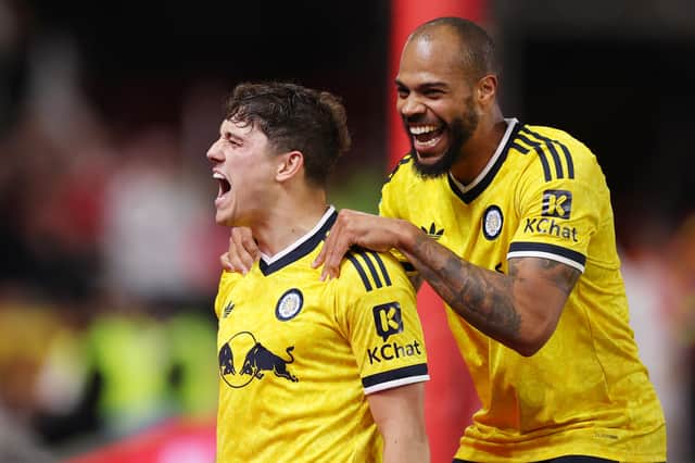 Daniel James opened the scoring in Leeds United's Carabao Cup win over Nottingham Forest.