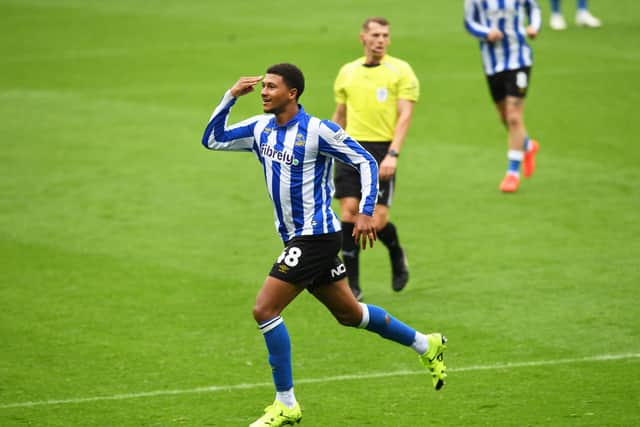 Mason Burstow scored Sheffield Wednesday’s second of the afternoon. 