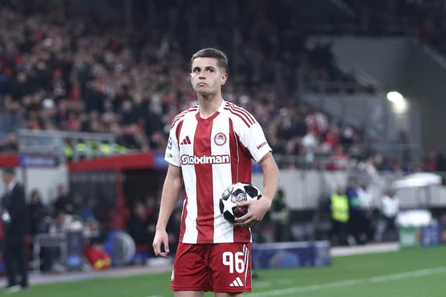 Christos Mouzakitis has made 78 senior appearances for Olympiacos.