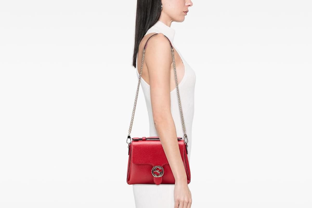 Pre-loved Gucci Interlocking G satchel handbag is £655 on Amazon