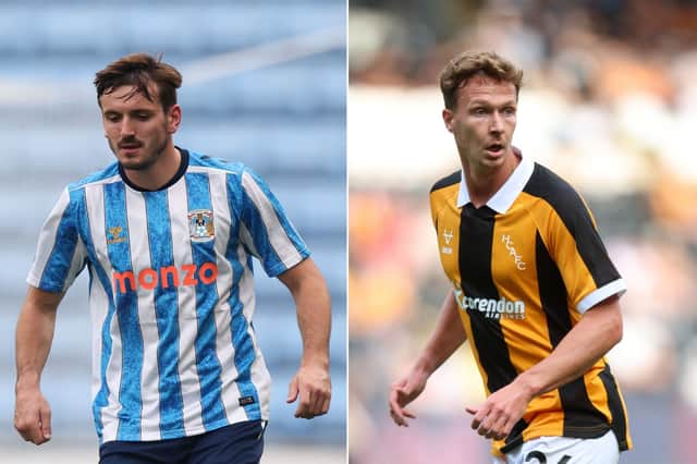 Coventry City defender Liam Kitching (left) appears Sheffield United-bound but Hull City's Kieran Dowell (right) does not.