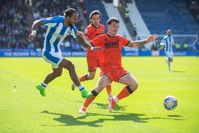 Sorba Thomas made 125 appearances for Huddersfield Town.