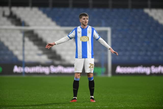 Josh Feeney spent the 2025/26 season on loan at Huddersfield Town.