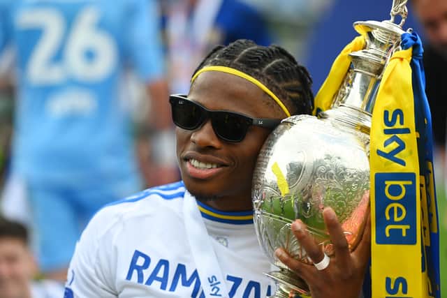 Largie Ramazani was part of Leeds United's Championship title-winning squad in 2025.