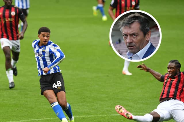 Phil Brown has delivered his verdict on Sheffield Wednesday's on-loan Hull City forward Mason Burstow.