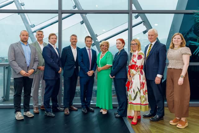 Politicians and business leaders at the Humber Hydrogen launch in Hull. Credit: Humber Hydrogen