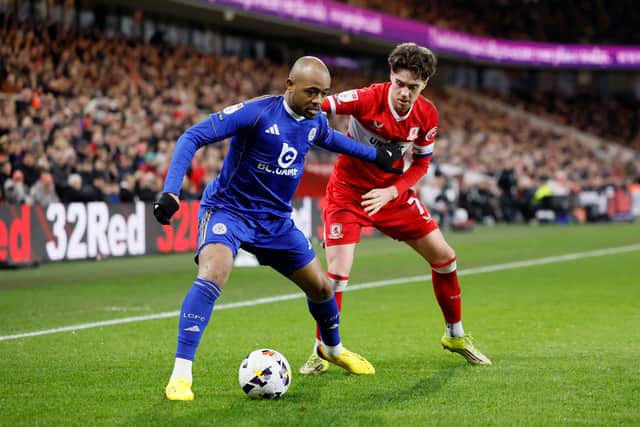 Jordan Ayew has spent the last two seasons with Leicester City.