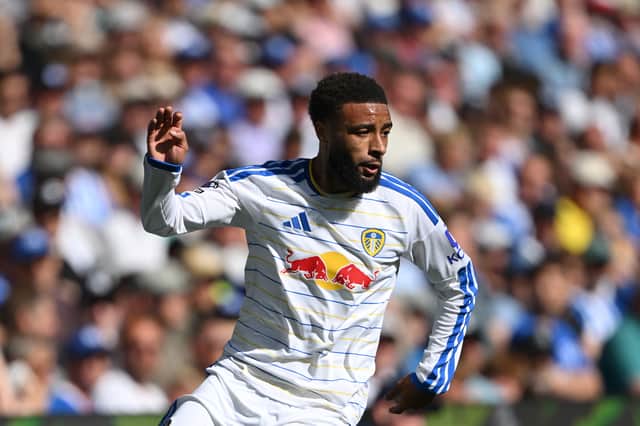 Jayden Bogle was on target in Leeds United's draw at Brighton & Hove Albion.