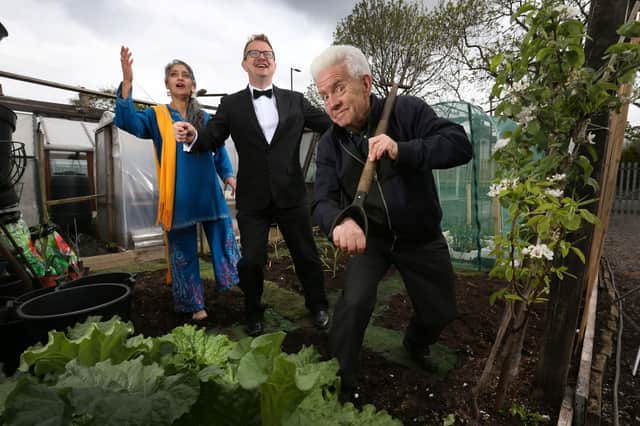From Mozart to t’allotment! Kauser Mukhtar, Ben Crick and Ian McMillan dig into a very Yorkshire reimagining of The Marriage of Figaro, set in 1970s Bradford.