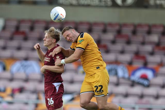 Sam Chambers made his Northampton Town debut last week.