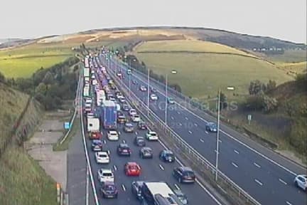 M62 closed in both directions as emergency services respond to concern for ...