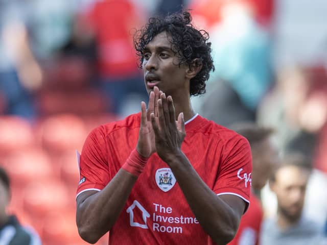 Barnsley v Leicester City EFL League One.
Tykes Vimal Yoganathan.
Photograph Tony Johnson. 19th September 2026