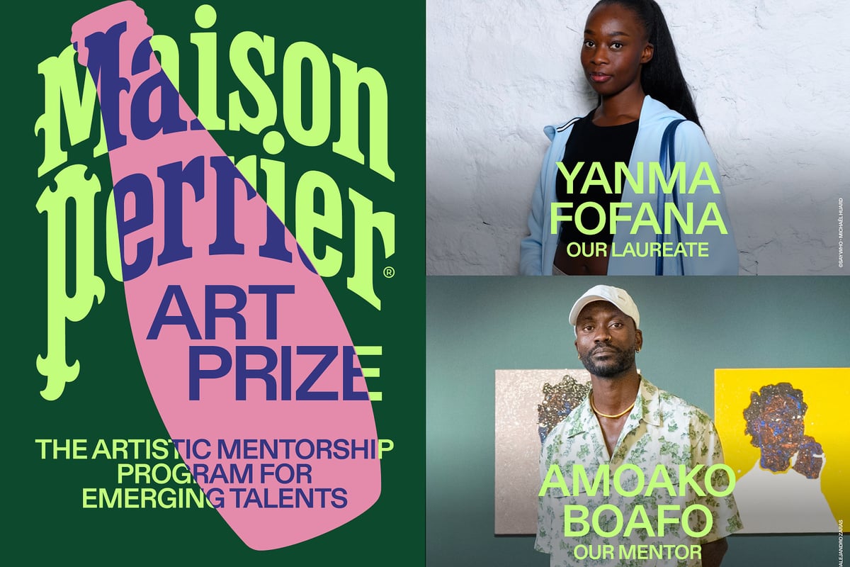 French artist Yanma Fofana wins inaugural Maison Perrier Art Prize