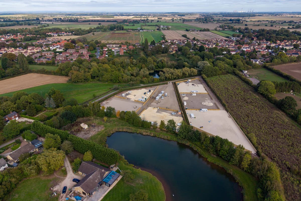Yorkshire villagers stunned as 22 caravans appear on unauthorised site in ...
