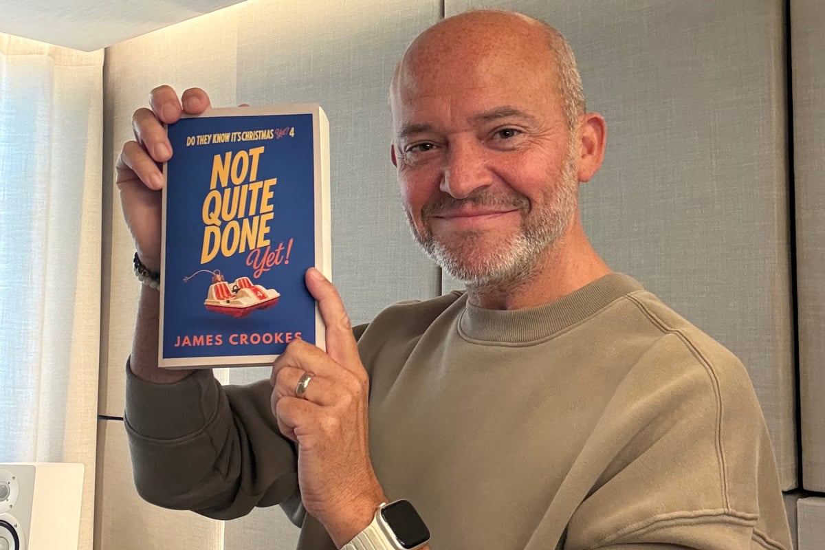 Not Quite Done Yet! Hallam FM favourite James Crookes is back with fourth time-travelling book - buy here