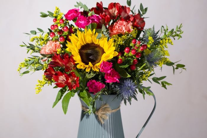Bring the colours of autumn into your home with 15% off beautiful flowers with Bunches