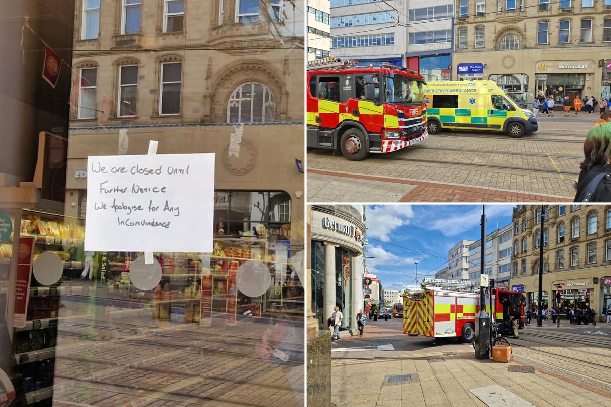 Shop closed after ceiling of Sainsbury's in Sheffield city centre collapses on man