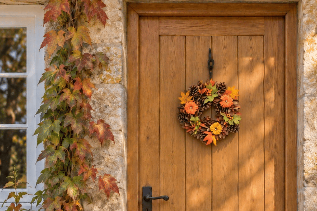 Bunches’ autumn wreath is the cosy front door update I’m already planning for my home