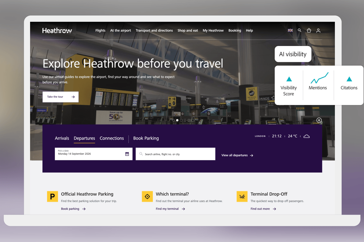 Heathrow Airport and Adobe team up to transform passenger experience in AI era