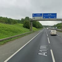 Woman, 52, arrested in murder investigation following fatal A1(M) crash