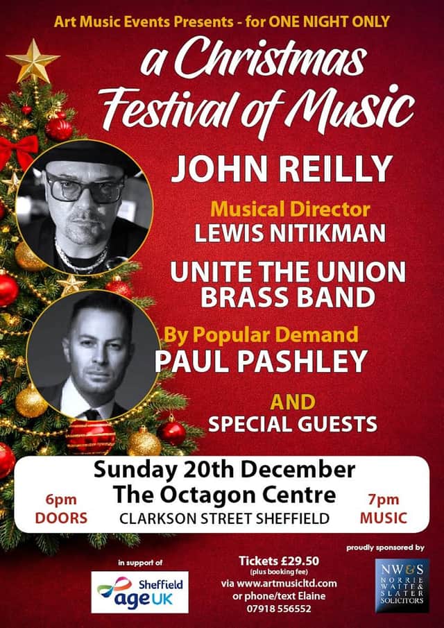 Christmas Festival of Music 2026  in aid of Age UK Sheffield is at the Octagon Centre on Sunday, December 20.