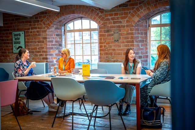 Volunteering at a CV Clinic for SmartWorks, an event & charity funded by the Fund for Change that helps women get back into work. 