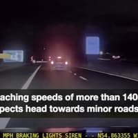 Watch: Dramatic 140mph police chase after suspected Scotch Corner cable theft ends in crash