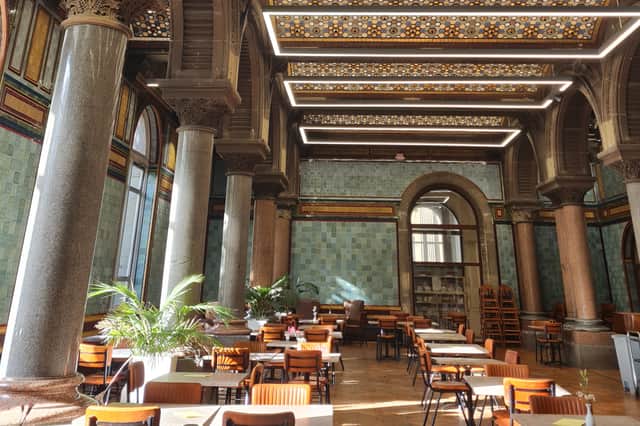 Tiled Hall Café in Leeds Art Gallery