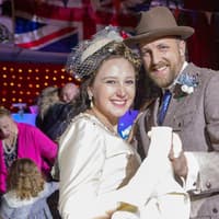 Soldier and wife who met on military penpal site win dream 1940s wedding in Yorkshire