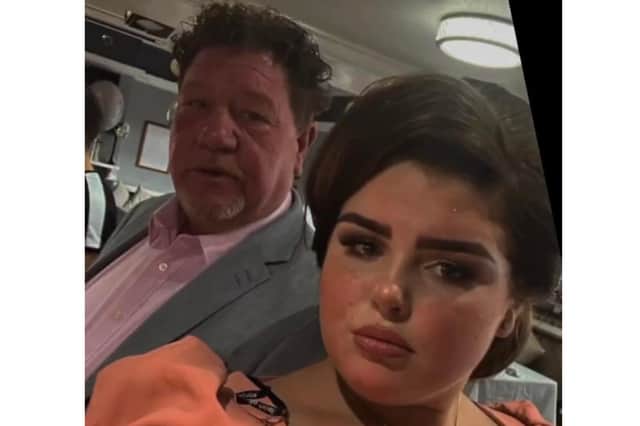Jason Gaskin with daughter Maria.