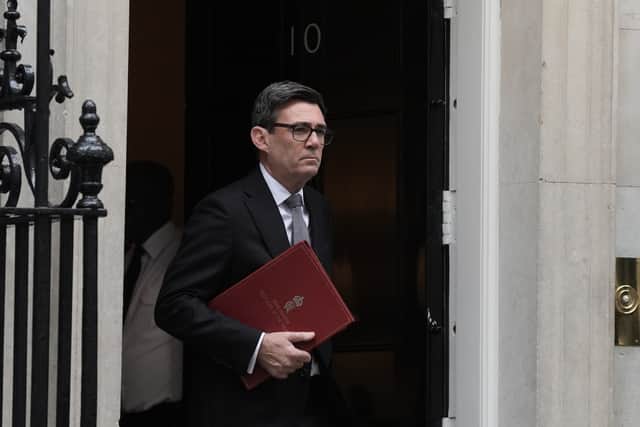 Andy Burnham said he would not comment further because the legal case is live (Stefan Rousseau/PA)