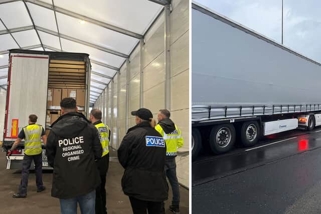 Hundreds of vehicles were seized in the crackdown