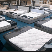 Explore luxury beds and mattresses in SASO’s spacious Castleford showroom.