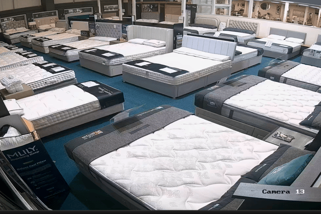 Explore luxury beds and mattresses in SASO’s spacious Castleford showroom.