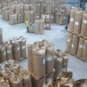 CCTV has captured the moment a young worker was injured when the ride-on pallet truck he was using collided with a fork lift truck in a warehouse in Yorkshire.