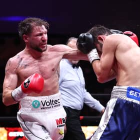  Maxi Hughes is looking to ruin the fairytale at Sheffield's Utilita Arena. 