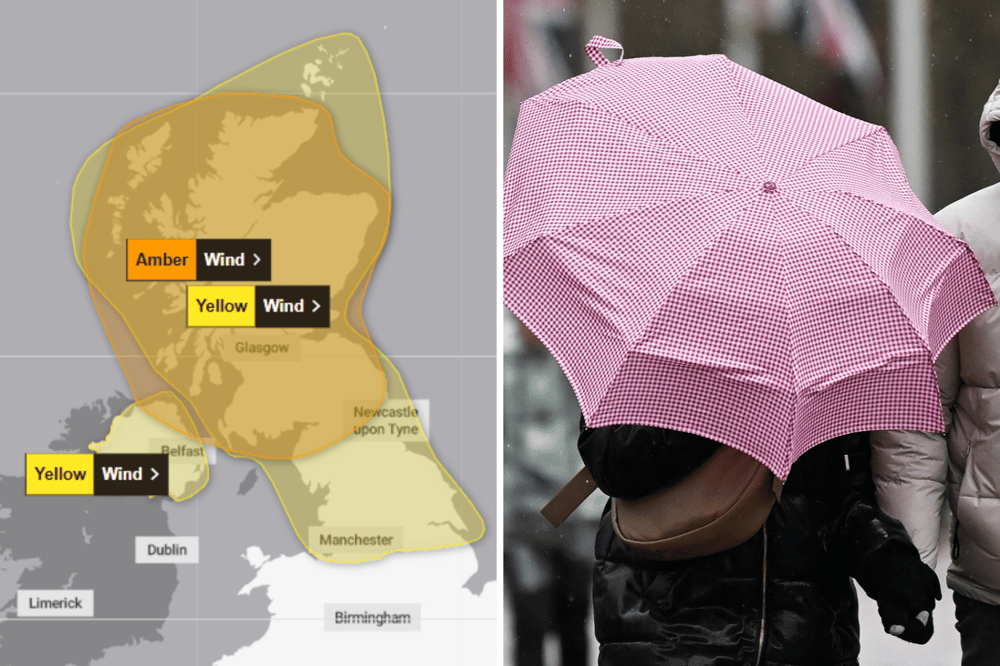 A Met Office weather warning for wind has been issued due to Storm Boelo this weekend. 