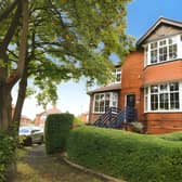 The Sandybank Avenue home has a low-maintenance pebbled front area and a generous block-paved driveway