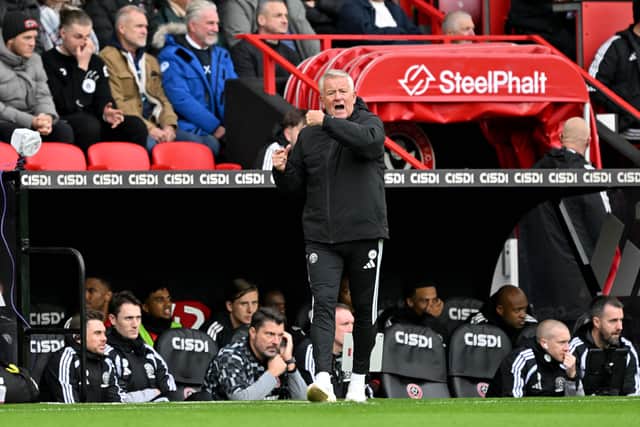 Chris Wilder's Sheffield United shared the spoils with Derby County.