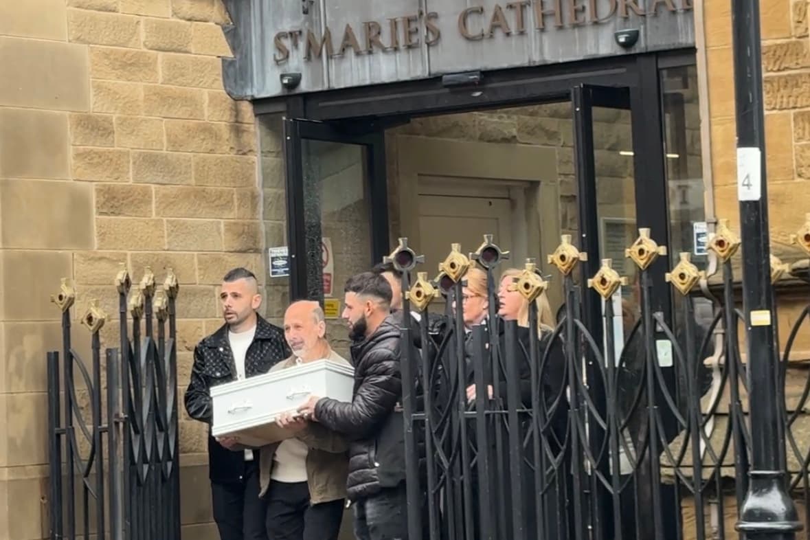 Funeral held for newborn girl allegedly murdered by four people including ...