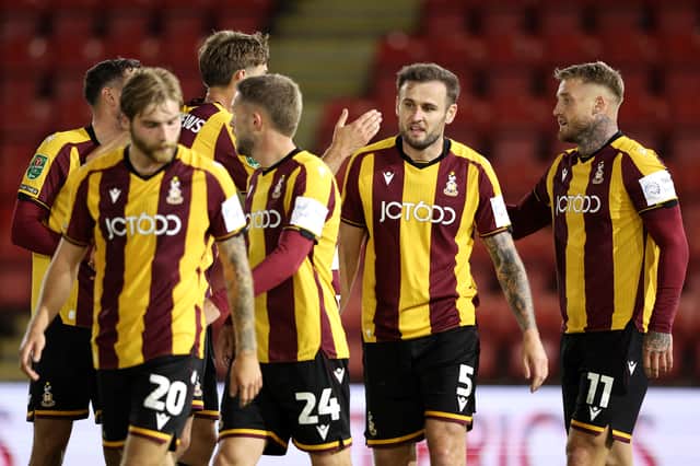 Bradford City sit third in the League One table.