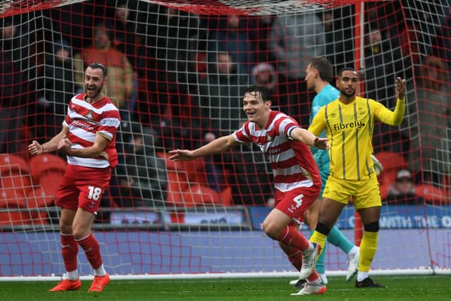 Owen Bailey notched twice as Doncaster Rovers defeated Sheffield Wednesday at the weekend.