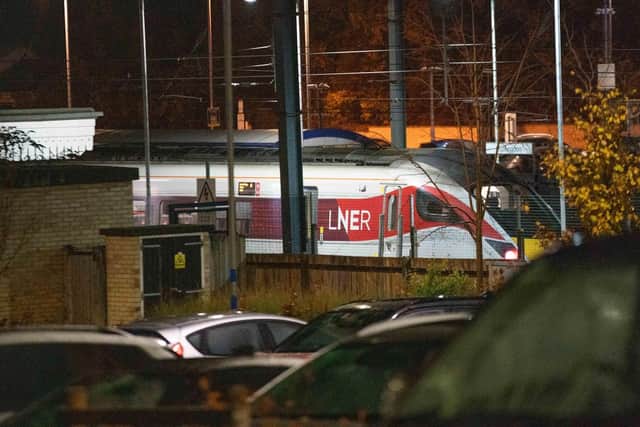 The attack happened on a Doncaster to London LNER train.