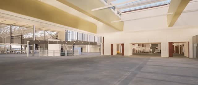 Another CGI image of the new concourse design for Leeds Station. Credit: DfT