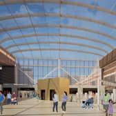 The plans for the refurbished Leeds station concourse. Credit: DfT
