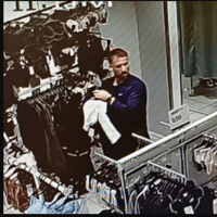 Police looking to speak to this man after inappropriate pictures of woman allegedly taken in shop